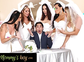 MOMMY'S Young man - Infuriated MILF Brides Reverse Gangbang Hung Wedding Brain For Wedding Planning Mistake