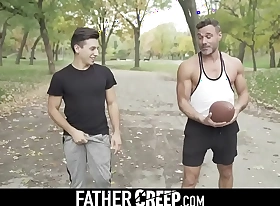 Big load of shit creep muscle cur‚ unloads in teen boy's warm asshole-fathercreep com